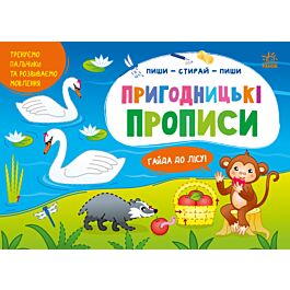 Пиши – стирай – пиши. Пригодницькі прописи. Гайда до...