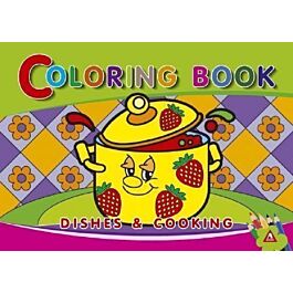 Розмальовка Coloring Book "Dishes & Cooking"