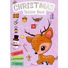 Christmas sticker book. Зимові розваги