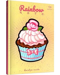 Фото - Блокнот A5 «Rainbow Cake note» peach