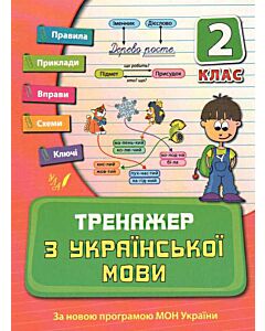 Фото - Тренажер з української мови. Посібники. 2 клас