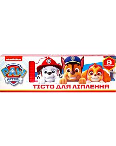 Фото - Тісто для ліплення «PAW Patrol. Щенячий патруль». Набір із 9 кольорів по 15 г (білий)