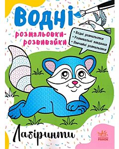 Фото - Водні розмальовки-розвивайки. Лабіринти
