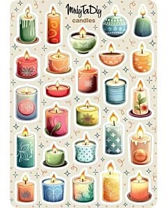 Фото - Стікер лист з наклейками «Candles»