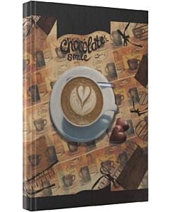 Фото - Блокнот В5 «Chocolate smile» 80 аркушів, білий блок у лінійку