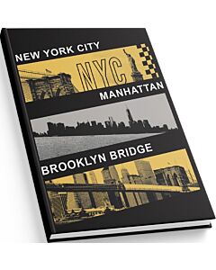 Фото - Блокнот А5 «NYC» 80 аркушів, білий блок у лінійку