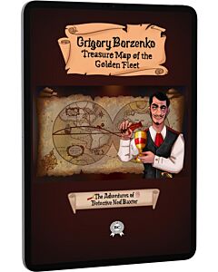 Фото - E-book: The Adventures of Detective Ned Baxter. Treasure Map of the Golden Fleet