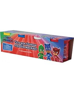 Фото - Тісто для ліплення «PJ Masks. Герої в масках». Набір із 4 кольори по 50 г
