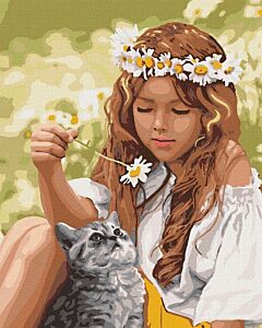 Фото - Набір для розпису за номерами на підрамнику 40*50 см «Наодинці з природою»