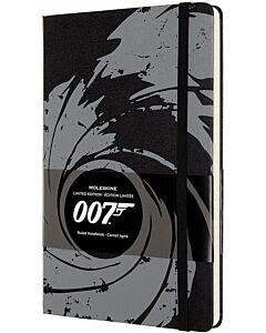 Фото - Записник Moleskine James Bond 007 середній / лінійка / чорний