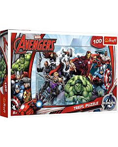 Фото - Пазли 100 «Месники. Час атак / Disney. Marvel. The Avengers»