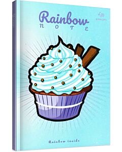 Фото - Блокнот A5 «Rainbow Cake note» blue