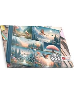 Фото - Скетчбук А4 клеєний «Птахи» 12 аркушів, білий блок