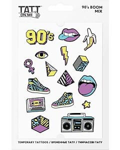 Фото - Тимчасові тату «90's Boom Mix»