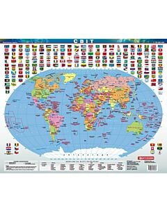Фото - Політична карта. Світ. М-б 1:70 000 000 (ламінована)