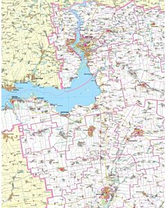 Фото - Політико-адміністративна карта. Запорізька область. М-б 1:250 000