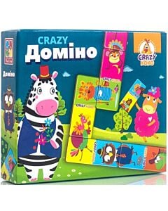Фото - Гра настільна «CRAZY Доміно»