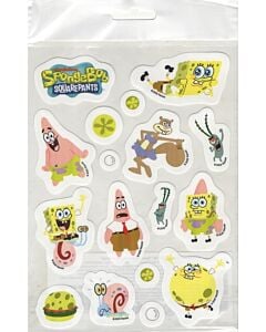 Фото - Стікерпак прозорий «SpongeBob SquarePants»