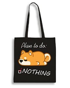 Фото - Екошопер чорний «Plan to do: NOTHING»