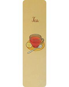 Фото - Закладка двостороння для книги «Tea»
