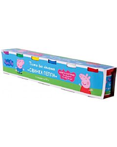 Фото - Тісто для ліплення «Peppa Pig. Свинка Пеппа». Набір із 6 кольорів по 50 г