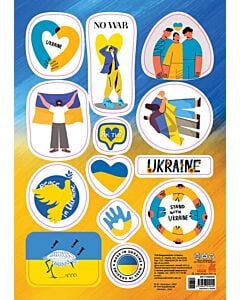 Фото - Стікери MADE IN UKRAINE «No War»
