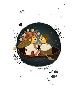 Фото - Листівка «Love you!»