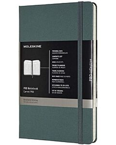 Фото - Записник Moleskine PRO середній / недатований / зелений / твердий