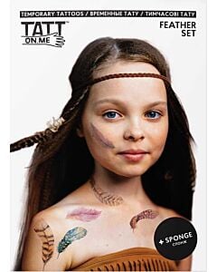 Фото - Тимчасові тату «Feather Set»