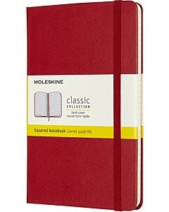 Фото - Записник Moleskine Classic середній / клітинка / червоний / гнучкий