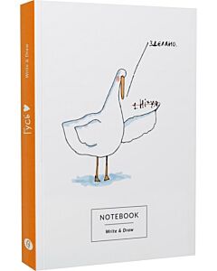 Фото - Блокнот WRITE&DRAW Гусь «Здєлано»