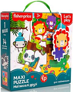 Фото - Пазли для найменших «Maxi puzzle. Мої веселі друзі»