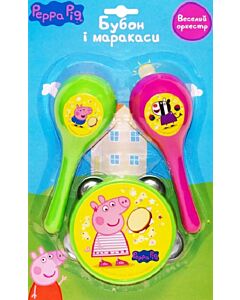 Фото - Музичні інструменти «Peppa Pig. Бубон і маракаси»