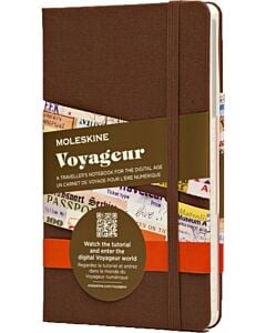 Фото - Записник Moleskine Voyageur медіум / коричневий