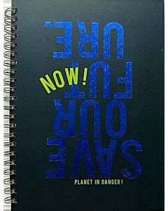 Фото - Блокнот на бічній спіралі В5 «Now!» 120 аркушів, білий блок у клітинку