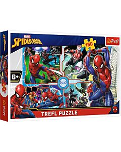 Фото - Пазли 160 «Людина-павук спішить на допомогу / Disney. Marvel. Spider-man»