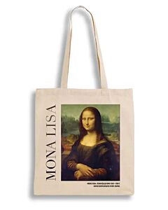 Фото - Екошопер бежевий «MONA LISA. Леонардо Да Вінчі»