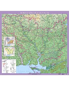 Фото - Миколаївська область. Фізична карта. М-б 1:200 000