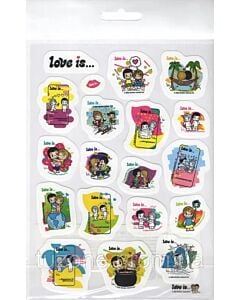 Фото - Стікерпак прозорий «Love is...»
