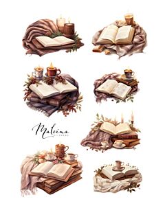 Фото - Аркуш наліпок «Книжкова насолода» 3