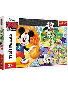 Фото - Пазли 24 MAXI «Міккі Маус. Час для спорту / Disney. Mickey Mouse. Time for sport!»