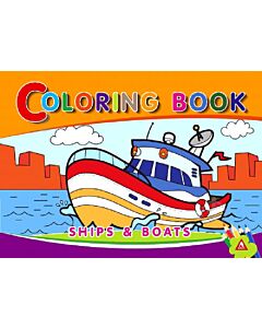 Фото - Розмальовка Coloring Book «Ships & Boats»