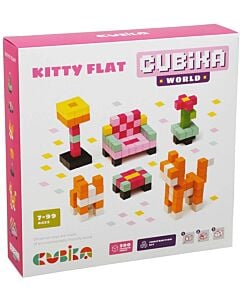 Фото - Дерев'яний конструктор Cubika World «Будинок кішки»
