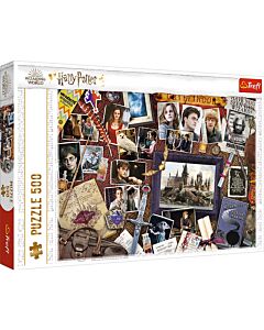 Фото - Пазли 500 «Колаж: Гаррі Поттер. Спогади з Гоґвардсу / Warner Harry Potter»