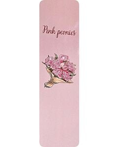 Фото - Закладка двостороння для книги «Pink Peonies»