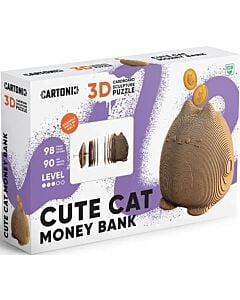 Фото - Картонний конструктор 3D-пазл «Cute Cat Money Bank»