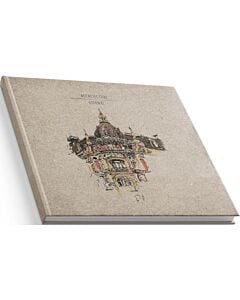 Фото - Блокнот Quadro «Крафт» 80 аркушів, білий блок у клітинку