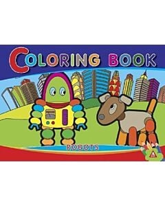 Фото - Розмальовка Coloring Book «Robots»