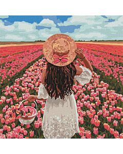 Фото - Набір для розпису за номерами на підрамнику 40*40 см «Безмежна краса»