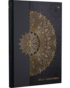 Фото - Блокнот A5 «Black sketch note» mandala